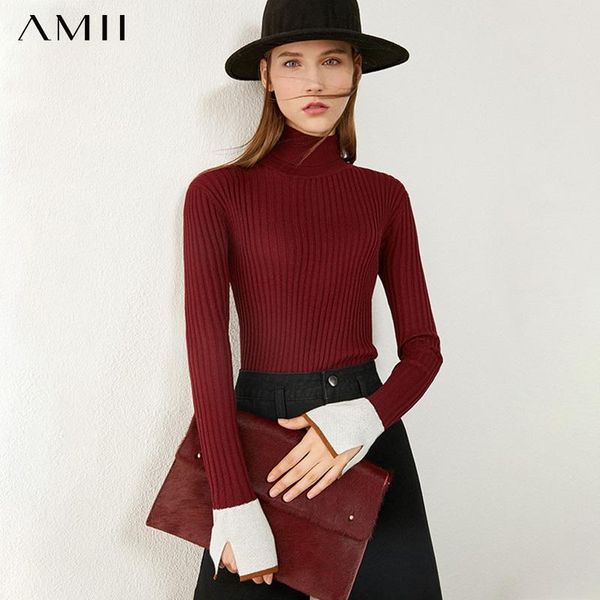 women's sweaters amii minimalism autumn winter women sweater spliced slim fit knitted turtleneck female 12040673, White;black
women's sweaters amii minimalism autumn winter women sweater spliced slim fit knitted turtleneck female 12040673, White;black