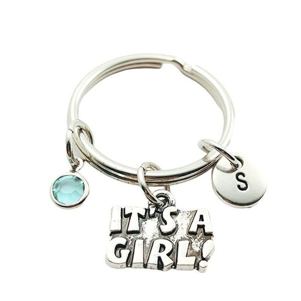 it is a girl creative initial letter birthstone keychains keyrings fashion jewelry women gifts accessories pendants, Silver
it is a girl creative initial letter birthstone keychains keyrings fashion jewelry women gifts accessories pendants, Silver