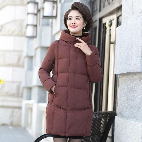 plus size 4xl middle aged 2020 winter jacket women hooded parka long womens down cotton coat women warm overcoat chaqueta t161, Black
plus size 4xl middle aged 2020 winter jacket women hooded parka long womens down cotton coat women warm overcoat chaqueta t161, Black