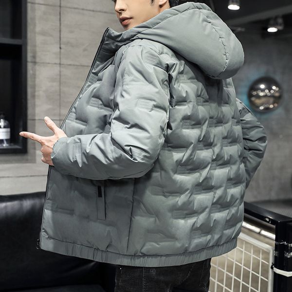 men's 2021 new hooded short white duck down korean handsome winter thickened men's et, Black
men's 2021 new hooded short white duck down korean handsome winter thickened men's et, Black