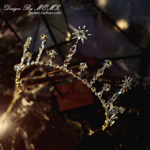 magic cat zhaozhao bride new headdress atmosphere super fairy net red crown wedding dress jewelry, Silver
magic cat zhaozhao bride new headdress atmosphere super fairy net red crown wedding dress jewelry, Silver