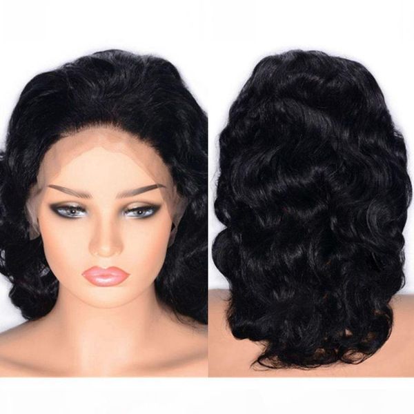 cambodian wavy lace front wig pre plucked hairline 130% density natural color virgin human hair short wigs for women, Black;brown
cambodian wavy lace front wig pre plucked hairline 130% density natural color virgin human hair short wigs for women, Black;brown