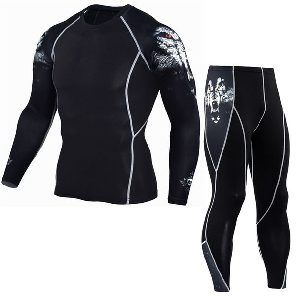 men thermal underwear winter long johns 2 piece sports suit men's compression leggings quick dry t-shirt long sleeve jogging set 201124, Black;white
men thermal underwear winter long johns 2 piece sports suit men's compression leggings quick dry t-shirt long sleeve jogging set 201124, Black;white