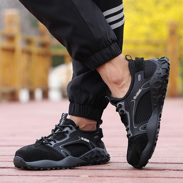 new fashion puncture-proof workers sneakers safety work boots comfortable casual shoes outdoor, Black
new fashion puncture-proof workers sneakers safety work boots comfortable casual shoes outdoor, Black