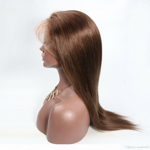 gt;>>full lace wig with baby hair silky straight human hair 18" #4 wigs, Black;brown
gt;>>full lace wig with baby hair silky straight human hair 18" #4 wigs, Black;brown