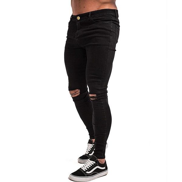 men's jeans distressed stretch ripped men hip hop slim fit denim cotton pants zipper skinny, Blue
men's jeans distressed stretch ripped men hip hop slim fit denim cotton pants zipper skinny, Blue