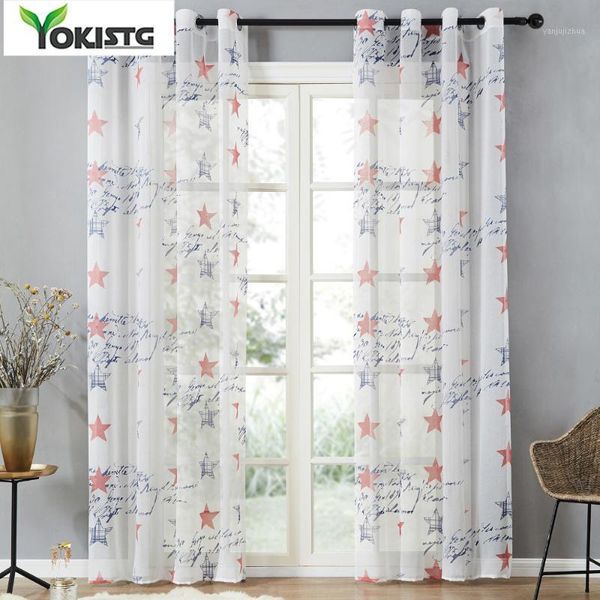 yokistg children sheer curtains blue & red stars curtains for living room kids baby room tulle for window treatment drapes1
yokistg children sheer curtains blue & red stars curtains for living room kids baby room tulle for window treatment drapes1