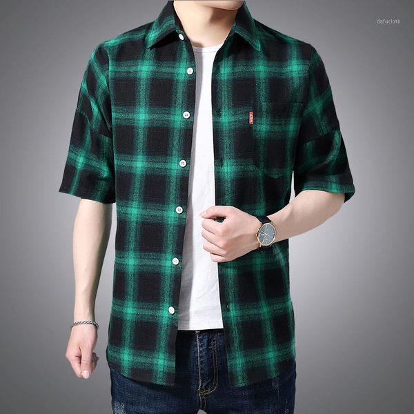 isurvivor2020 men's new summer lapel design casual plaid short sleeve shirt slim cotton breathable comfortable, White;black
isurvivor2020 men's new summer lapel design casual plaid short sleeve shirt slim cotton breathable comfortable, White;black