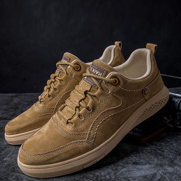 men shoes lace up faux suede casual outdoors 2021 new dress classic comfortable sneaker spring autumn simplicity round toe work dh669, Black
men shoes lace up faux suede casual outdoors 2021 new dress classic comfortable sneaker spring autumn simplicity round toe work dh669, Black
