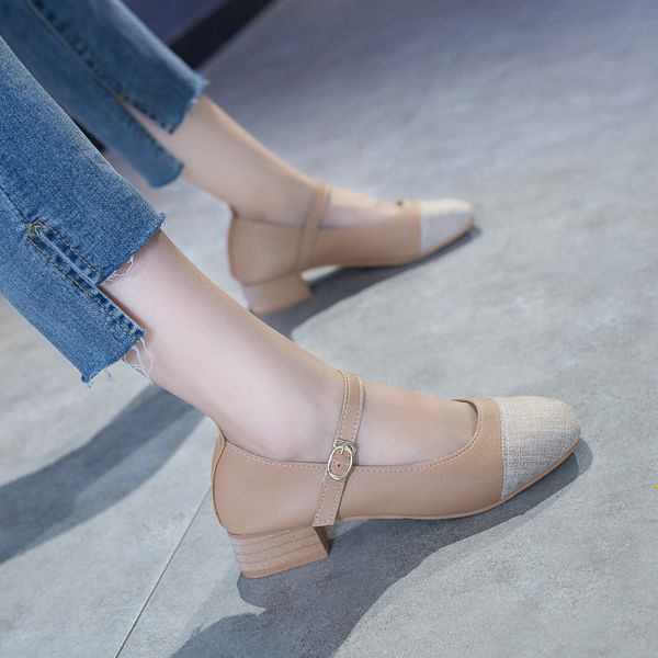 new slip on soft sole casual shoes woman mary janes women shoes female leather hemp round toe block med heels ladies pumps, Black
new slip on soft sole casual shoes woman mary janes women shoes female leather hemp round toe block med heels ladies pumps, Black