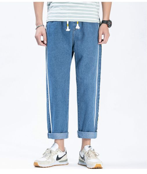 2020 men's sweatpants hole jeans pants casual summer autumn male ripped skinny trousers slim biker outwears pants 4667, Blue
2020 men's sweatpants hole jeans pants casual summer autumn male ripped skinny trousers slim biker outwears pants 4667, Blue
