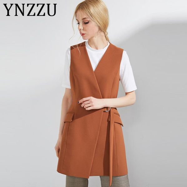 ynzzu elegant long blazer vest women waistcoat 2020 autumn v neck office lady coat fashion belt sleeveless blazer jacket a1000, Black;white
ynzzu elegant long blazer vest women waistcoat 2020 autumn v neck office lady coat fashion belt sleeveless blazer jacket a1000, Black;white