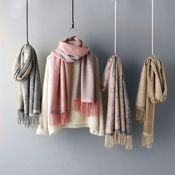 autumn winter europe and the united states oversized scarf warm tassel shawl solid-color imitation cashmere thickening dual purpose, Blue;gray
autumn winter europe and the united states oversized scarf warm tassel shawl solid-color imitation cashmere thickening dual purpose, Blue;gray