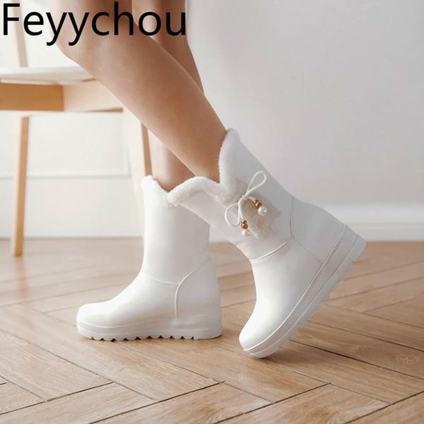boots women autumn winter med heel warm mid-calf pu height increasing faux fur flat snow 2021 fashion casual pink, Black
boots women autumn winter med heel warm mid-calf pu height increasing faux fur flat snow 2021 fashion casual pink, Black