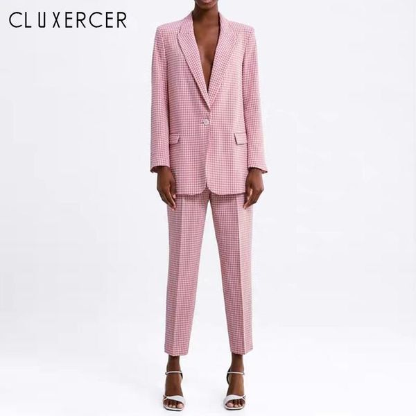 pink plaid pant suit 2 piece set women blazer and pencil pant office lady notched jacket female pink outfits1, White
pink plaid pant suit 2 piece set women blazer and pencil pant office lady notched jacket female pink outfits1, White
