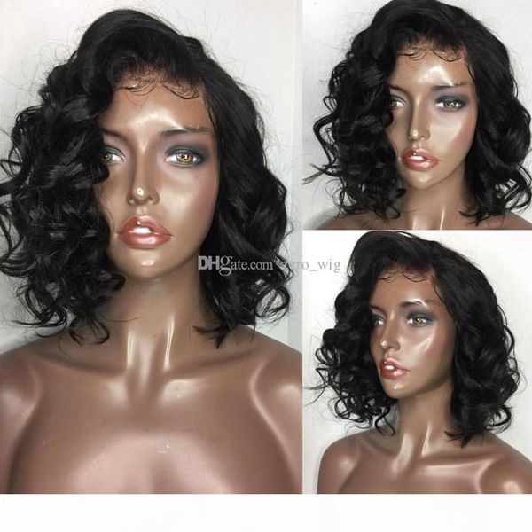 short full lace human hair wigs for black women brazilian hair glueless bob loose wavy lace front wig with baby hair, Black;brown
short full lace human hair wigs for black women brazilian hair glueless bob loose wavy lace front wig with baby hair, Black;brown