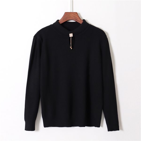 2021 new cut-out women pullover sweaters autumn winter o neck knitted pullovers pull long sleeve female jumper femme ge7n, White;black
2021 new cut-out women pullover sweaters autumn winter o neck knitted pullovers pull long sleeve female jumper femme ge7n, White;black
