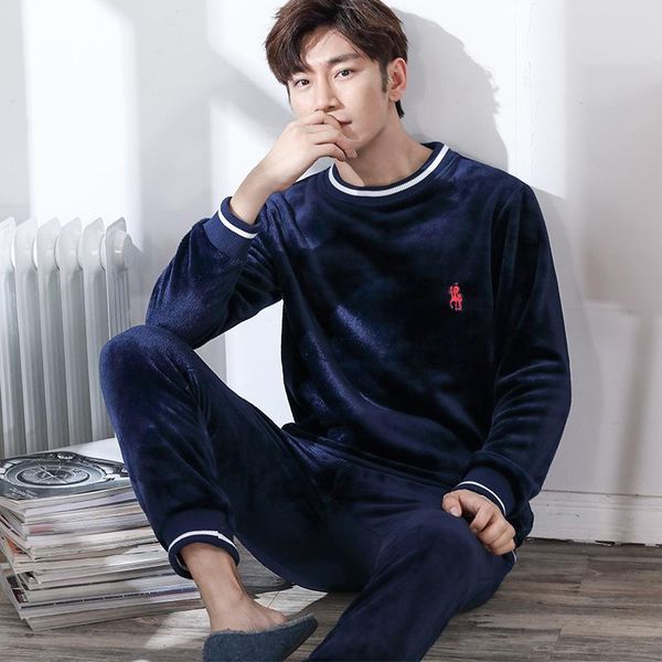 male pajamas coral fleece sleepwear 2pcs sleep set pyjamas casual shirt&pants pijamas suit flannel autumn winter new home wear, Black;brown
male pajamas coral fleece sleepwear 2pcs sleep set pyjamas casual shirt&pants pijamas suit flannel autumn winter new home wear, Black;brown