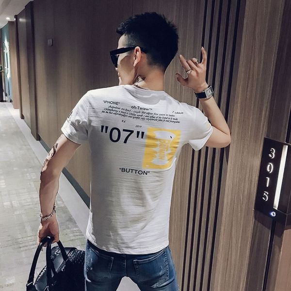 zb2yx social slim boy short sleeve t-shirt men's summer fashion half handsome korean spirit net red sleeve printed t-shirt uzyqo, Blue
zb2yx social slim boy short sleeve t-shirt men's summer fashion half handsome korean spirit net red sleeve printed t-shirt uzyqo, Blue