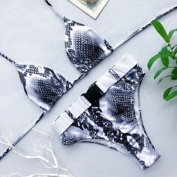 halter bikini snakeskin pattern flash bandage swimsuit bathing suit backless two piece swimsuit1, White;black
halter bikini snakeskin pattern flash bandage swimsuit bathing suit backless two piece swimsuit1, White;black