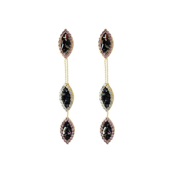 rich leaf three tassel long color crystal earrings female s925 silver needle lilac black diamond oval
rich leaf three tassel long color crystal earrings female s925 silver needle lilac black diamond oval