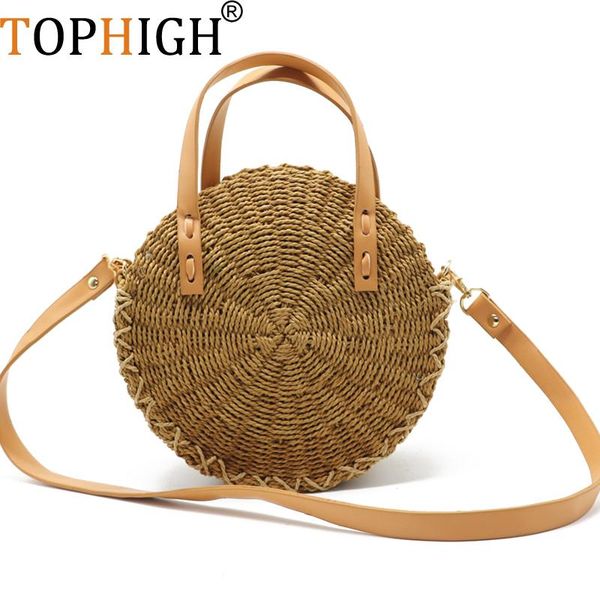 tophigh круглый соломы пляжные сумки урожай woven плеча rattan bohemian лето плетеные сумки tote женщин дизайнер бренда сумка
tophigh круглый соломы пляжные сумки урожай woven плеча rattan bohemian лето плетеные сумки tote женщин дизайнер бренда сумка