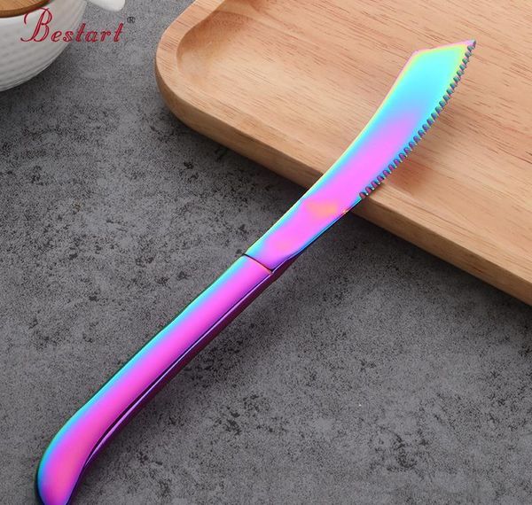 7pcs rainbow colorful steak knife sharp set polished stainless steel kitchen dinnerware restaurant cu bbyiam garden2010
7pcs rainbow colorful steak knife sharp set polished stainless steel kitchen dinnerware restaurant cu bbyiam garden2010
