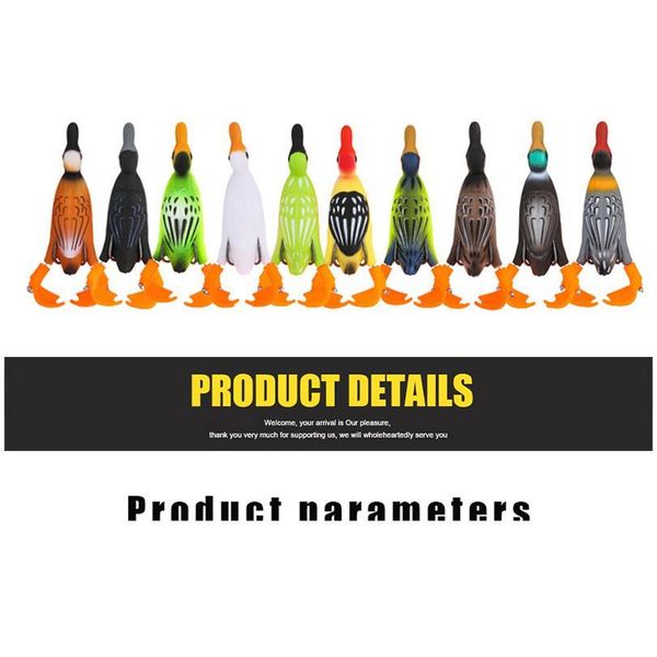 1pc rotating per duck fishing lure duckling fishing frog lure 9.5cm 11g artificial soft bait pesca bass fishin qylruj
1pc rotating per duck fishing lure duckling fishing frog lure 9.5cm 11g artificial soft bait pesca bass fishin qylruj