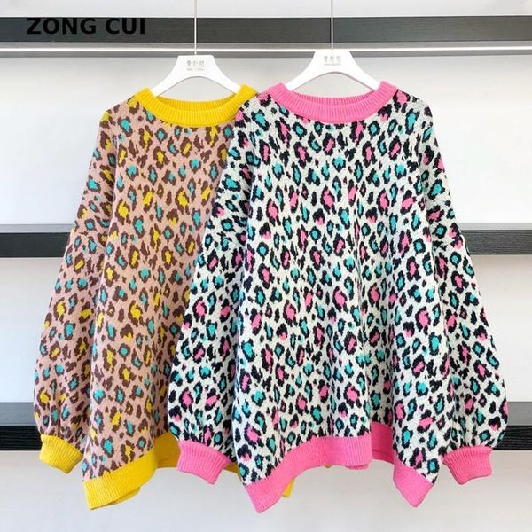 women pullover and sweaters oneck long sleeve oversized knitwear colorful jumpers leopard pull ugly christmas sweater, White;black
women pullover and sweaters oneck long sleeve oversized knitwear colorful jumpers leopard pull ugly christmas sweater, White;black