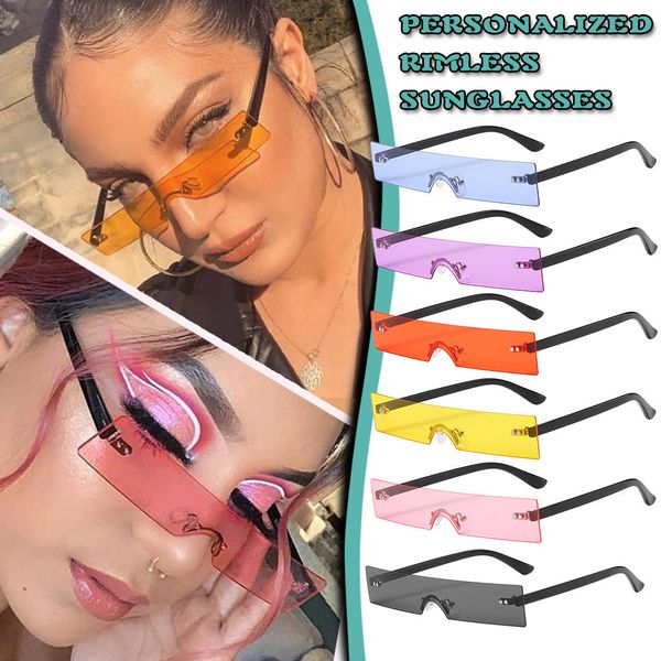 funny shape glasses eyewear shades vintage irregular 1pc trendy fashion rimless small rectangle sunglasses
funny shape glasses eyewear shades vintage irregular 1pc trendy fashion rimless small rectangle sunglasses