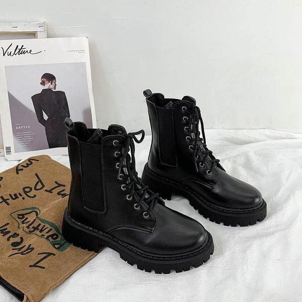 boots women motorcycle shoes platforms ankle boots wedges female lace up platforms leather oxford shoes woman high heels, Black
boots women motorcycle shoes platforms ankle boots wedges female lace up platforms leather oxford shoes woman high heels, Black