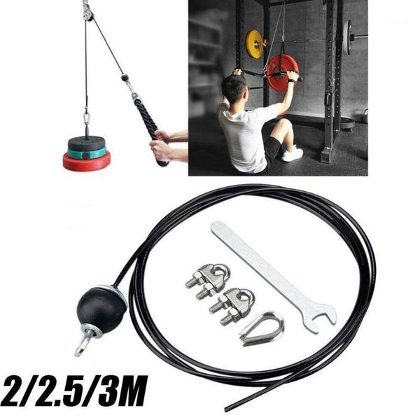 accessories 2m/2.5m/3m home fitness wire rope length adjustable heavy duty steel wirerope thick 5mm for pulley cable machine1
accessories 2m/2.5m/3m home fitness wire rope length adjustable heavy duty steel wirerope thick 5mm for pulley cable machine1