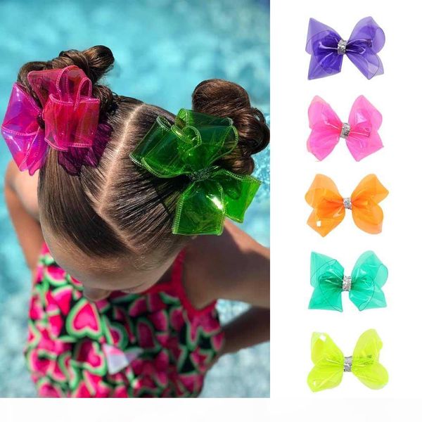 4" waterproof jelly bows hair bows for girls with clips glitter knot pool bows solid hairpins kids hair accessories, Black;brown
4" waterproof jelly bows hair bows for girls with clips glitter knot pool bows solid hairpins kids hair accessories, Black;brown