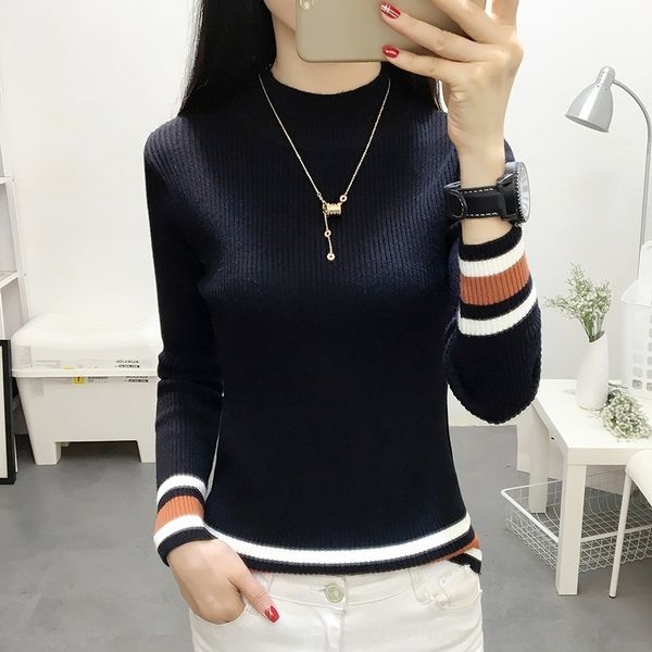 qc4sl color sweater sweatermatching striped sweater in autumn winter womenslim fashionable and for is versatile slim with long sleevesand it, White;black
qc4sl color sweater sweatermatching striped sweater in autumn winter womenslim fashionable and for is versatile slim with long sleevesand it, White;black