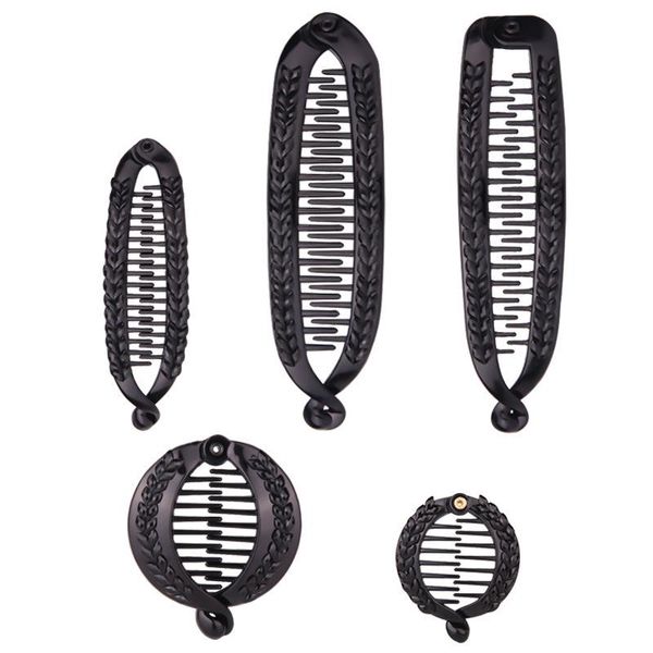 hair accessories 1 pc women creative hairdressing comb clip fish shape banana barrettes black with stones hairpins
hair accessories 1 pc women creative hairdressing comb clip fish shape banana barrettes black with stones hairpins