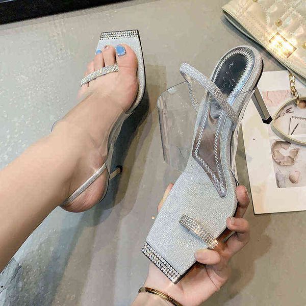 women's shoes 2022 summer sandal's square head transparent thin high heel sier slotted open toe women's, Black
women's shoes 2022 summer sandal's square head transparent thin high heel sier slotted open toe women's, Black