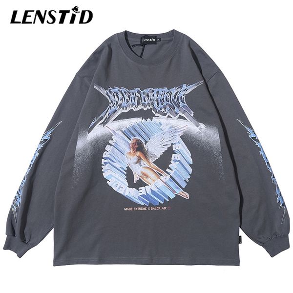 lenstid men hip hop streetwear angel print t shirt harajuku oversize tshirts long sleeve fashion large t-shirt cotton tees 220312, White;black
lenstid men hip hop streetwear angel print t shirt harajuku oversize tshirts long sleeve fashion large t-shirt cotton tees 220312, White;black