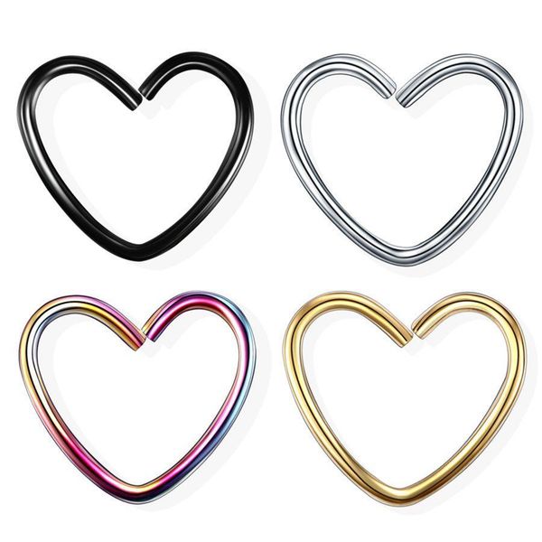 4pcs/lot steel daith heart star rings cz gem cartilage tragus piercings nose hoop rings labret ring daith piercing jewelry q sqcdis, Silver
4pcs/lot steel daith heart star rings cz gem cartilage tragus piercings nose hoop rings labret ring daith piercing jewelry q sqcdis, Silver