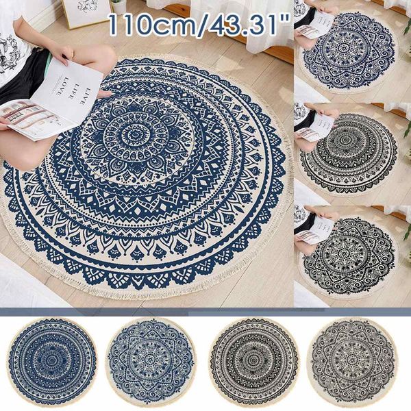 round carpet mandala pattern carpet rug bedroom bedside bathroom computer chair antislip mat floor mat romantic home decor 110cm
round carpet mandala pattern carpet rug bedroom bedside bathroom computer chair antislip mat floor mat romantic home decor 110cm