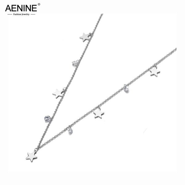 aenine trendy titanium stainless steel star charm choker necklaces bohemia cz crystal pendant necklace for women girls an20004, Silver
aenine trendy titanium stainless steel star charm choker necklaces bohemia cz crystal pendant necklace for women girls an20004, Silver