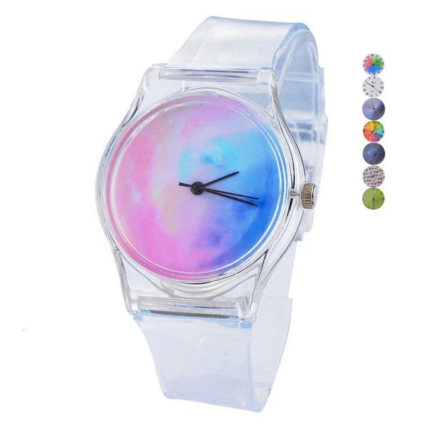 cute clear plastic sky star cartoon fashion wrist watches women men causal simple quartz-watch ladies male clock watch, Slivery;brown
cute clear plastic sky star cartoon fashion wrist watches women men causal simple quartz-watch ladies male clock watch, Slivery;brown