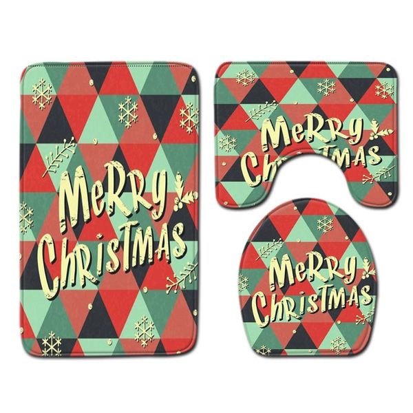 3pcs/set christmas decor non slip bathroom pad floor mat carpet absorbent pedestal rug lid toilet cover bath mat decor
3pcs/set christmas decor non slip bathroom pad floor mat carpet absorbent pedestal rug lid toilet cover bath mat decor