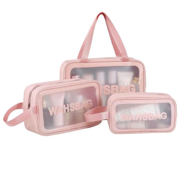 pvc transparent waterproof cosmetic bag female large capacity portable travel toilet make up case storage pouch
pvc transparent waterproof cosmetic bag female large capacity portable travel toilet make up case storage pouch