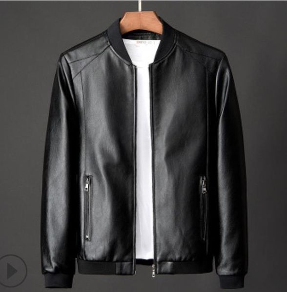 spring and autumn new jacket men's baseball uniform jacket leather jacket korean trend casual handsome pu leather top
spring and autumn new jacket men's baseball uniform jacket leather jacket korean trend casual handsome pu leather top