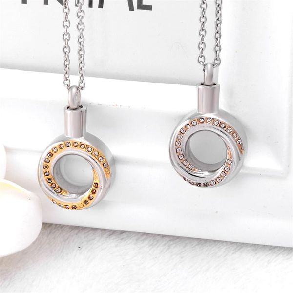 chains crystal infinity circle cremation urn necklace memorial jewelry stainless steel ashes keesake forever love annulus, Silver
chains crystal infinity circle cremation urn necklace memorial jewelry stainless steel ashes keesake forever love annulus, Silver