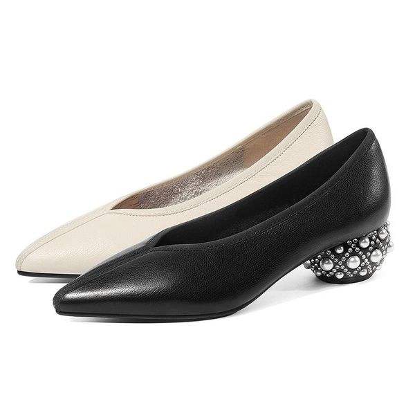 pgxxzlx new 2020 pointed toe, v port work shoes female four seasons single shoes, women's full genuine leather middle heel shoes, Black
pgxxzlx new 2020 pointed toe, v port work shoes female four seasons single shoes, women's full genuine leather middle heel shoes, Black