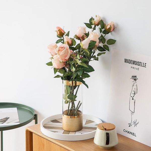 decorative flowers & wreaths wedding artificial rose single 2-head bud core flower home living room decoration table ornament fake flowers1
decorative flowers & wreaths wedding artificial rose single 2-head bud core flower home living room decoration table ornament fake flowers1