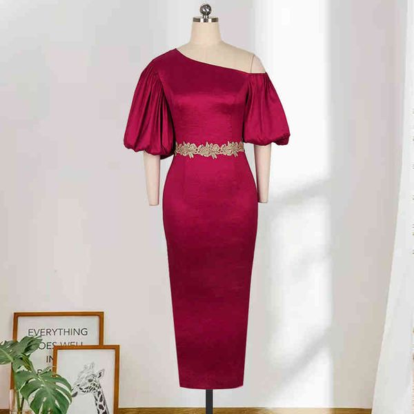 Casual Dresses Birthday Dress Women Long Bodycon Party Diagonal Collar Big Lantern Sleeves Christmas Elegant Event African Evening Home Coming K78Z, Black;gray
Casual Dresses Birthday Dress Women Long Bodycon Party Diagonal Collar Big Lantern Sleeves Christmas Elegant Event African Evening Home Coming K78Z, Black;gray