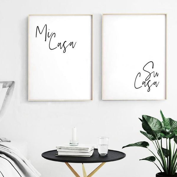paintings mi casa es su print guest room wall art decor spanish quotes modern minimalism posters black white picture home decoration1
paintings mi casa es su print guest room wall art decor spanish quotes modern minimalism posters black white picture home decoration1