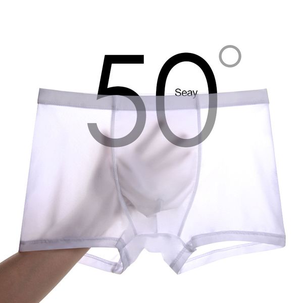 underwear men traceless seamless ice silk boxer transparent breathable u convex pouch male shorts homme cueca gays underwears, Black;white
underwear men traceless seamless ice silk boxer transparent breathable u convex pouch male shorts homme cueca gays underwears, Black;white